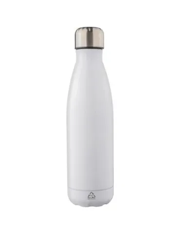 Gourde isotherme personnalisée en acier inoxydable recyclé de 500 ml - Clifford Matières : plastique Couleurs : blanc 2