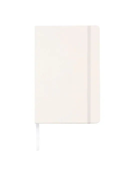 Carnet publicitaire A6 en PU - Bradley Matières : plastique Couleurs : bleu givré