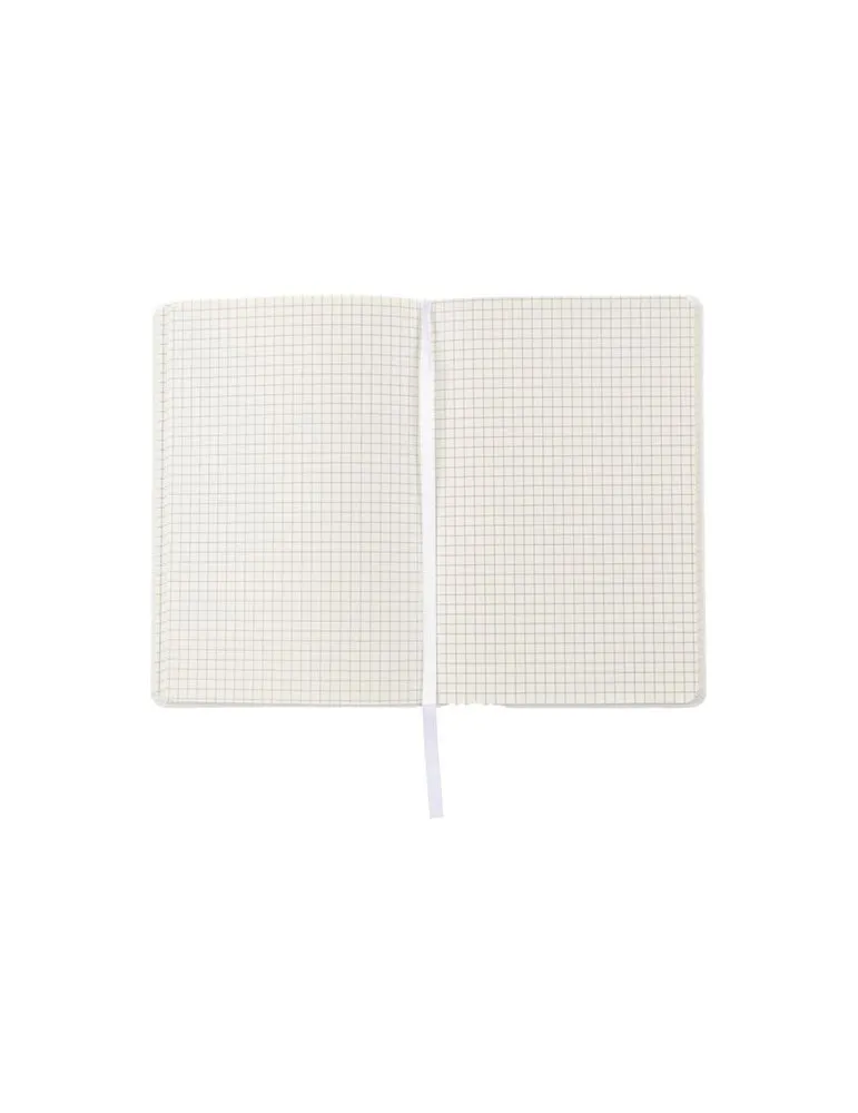 Carnet publicitaire A6 en PU - Bradley Matières : plastique Couleurs : bleu givré personnalisable avec votre logo