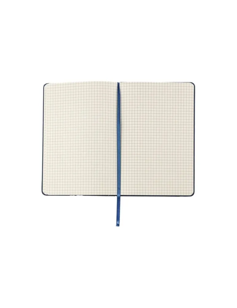 Carnet publicitaire A6 en PU - Bradley Matières : plastique Couleurs : bleu givré cadeau client original