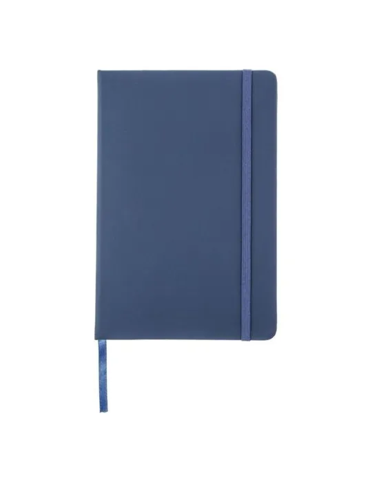 Carnet publicitaire A6 en PU - Bradley Matières : plastique Couleurs : bleu goodies publicitaire événementiel