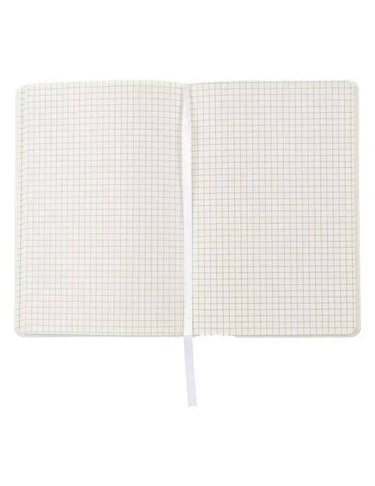 Carnet publicitaire A6 en PU - Bradley Matières : plastique Couleurs : bleu goodies publicitaire durable