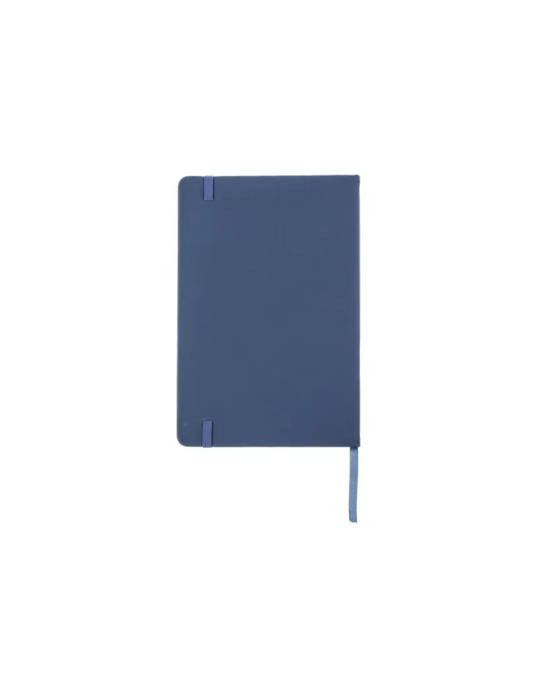 Carnet publicitaire A6 en PU - Bradley Matières : plastique Couleurs : bleu livraison express 24h 48h