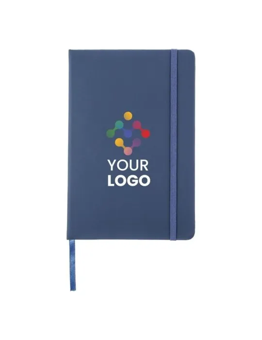 Carnet publicitaire A6 en PU - Bradley Matières : plastique Couleurs : vert personnalisation rapide en France