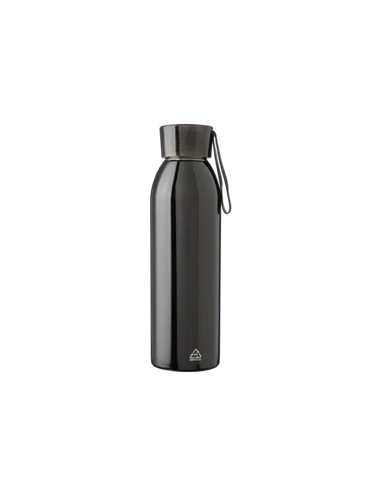 Gourde personnalisée en acier inoxydable de 650 ml - Cindy Couleurs : blanc personnalisation rapide en France
