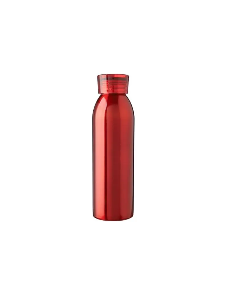 Gourde personnalisée en acier inoxydable de 650 ml - Cindy Couleurs : blanc marquage couleur éclatante