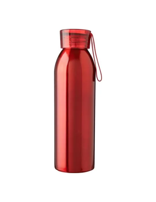 Gourde personnalisée en acier inoxydable de 650 ml - Cindy Couleurs : blanc marquage couleur éclatante