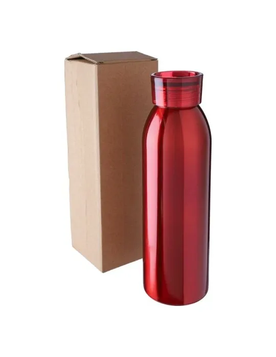 Gourde personnalisée en acier inoxydable de 650 ml - Cindy Couleurs : blanc cadeau entreprise pas cher