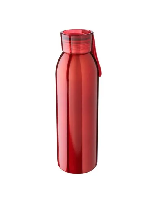 Gourde personnalisée en acier inoxydable de 650 ml - Cindy Couleurs : argenté cadeau affaires élégant