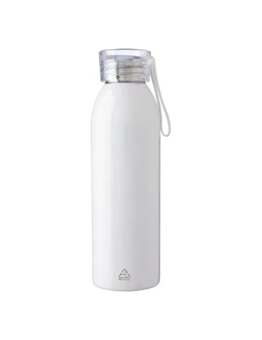 Gourde personnalisée en acier inoxydable de 650 ml - Cindy Couleurs : noir objet promotionnel éco-responsable