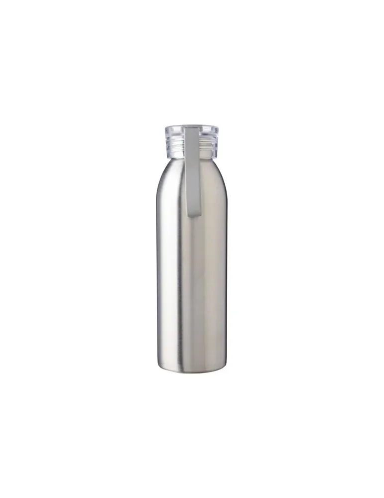 Gourde personnalisée en acier inoxydable de 650 ml - Cindy Couleurs : noir personnalisable avec votre logo