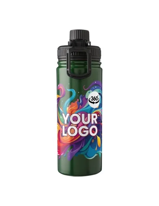 Gourde isotherme personnalisée en acier inoxydable de 500 ml - Chad Matières : PU Couleurs : rainbow impression haute définition