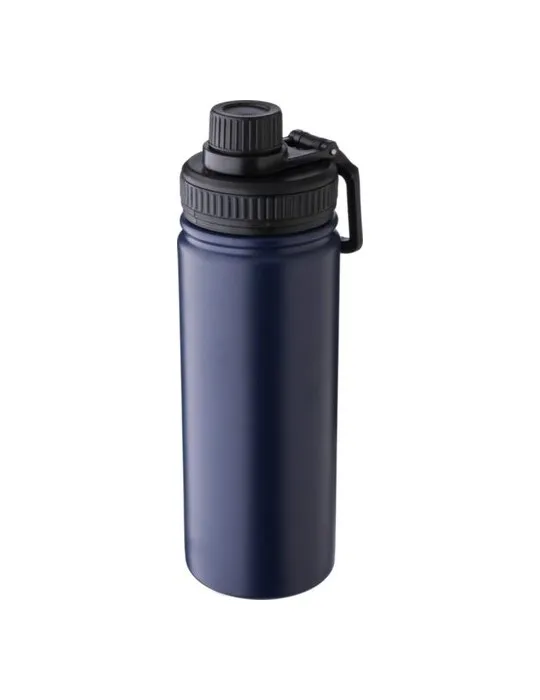 Gourde isotherme personnalisée en acier inoxydable de 500 ml - Chad Couleurs : blanc goodies entreprise design