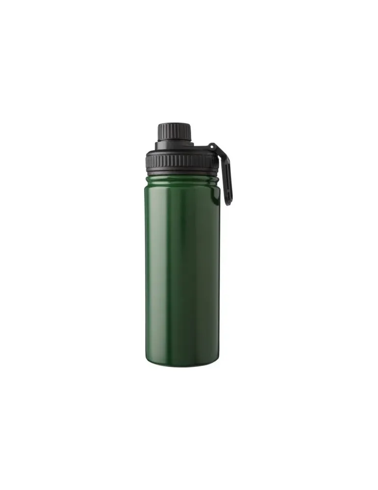 Gourde isotherme personnalisée en acier inoxydable de 500 ml - Chad Matières : liège Couleurs : blanc livraison express 24h 48h