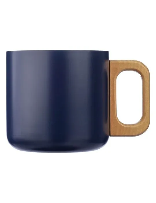 Mug isotherme personnalisé en acier inoxydable recyclé - Dwight Couleurs : blanc Matières : polypropylène (PP) recyclé