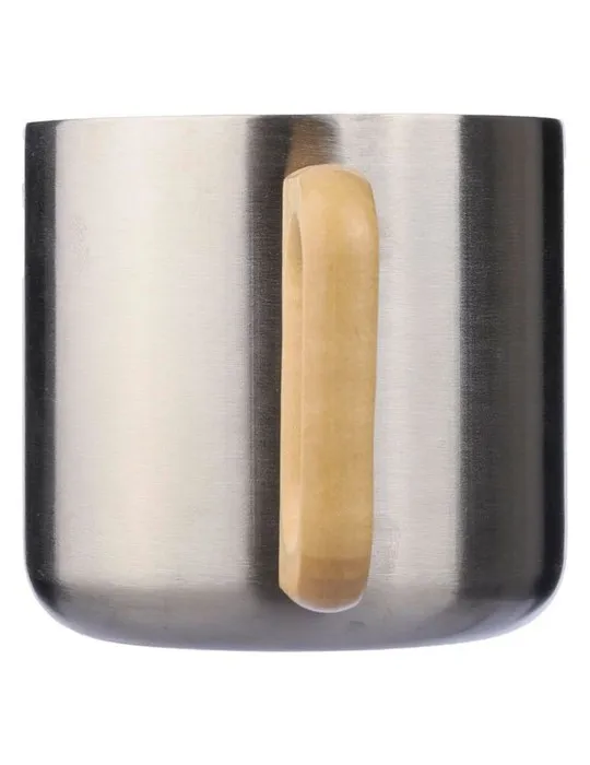 Mug isotherme personnalisé en acier inoxydable recyclé - Dwight Couleurs : blanc Matières : polypropylène (PP) recyclé personnal