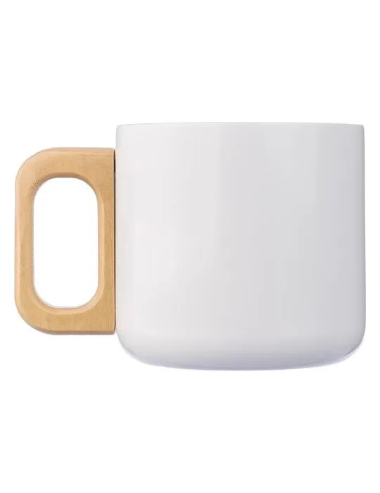 Mug isotherme personnalisé en acier inoxydable recyclé - Dwight Couleurs : noir personnalisation rapide en France