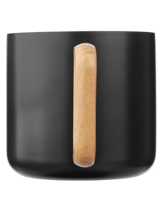 Mug isotherme personnalisé en acier inoxydable recyclé - Dwight Couleurs : blanc cadeau affaires élégant