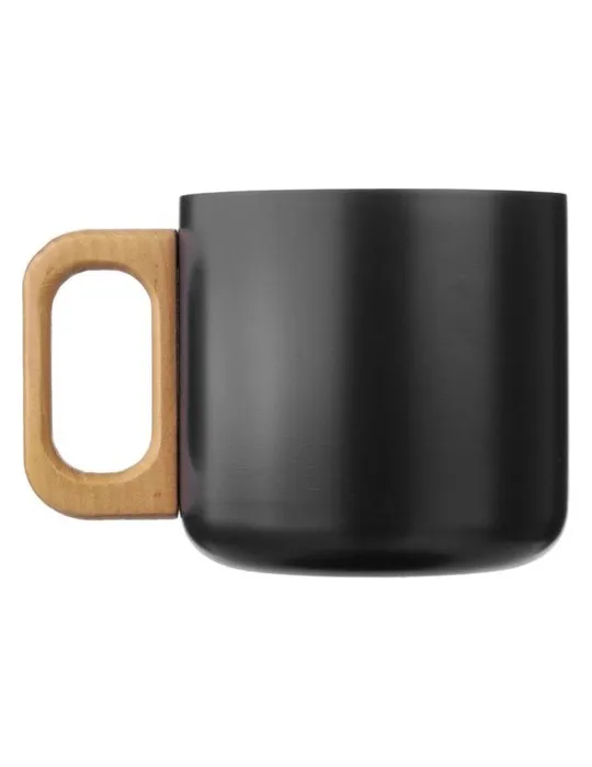 Mug isotherme personnalisé en acier inoxydable recyclé - Dwight Matières : PLA Couleurs : blanc personnalisation rapide en Franc