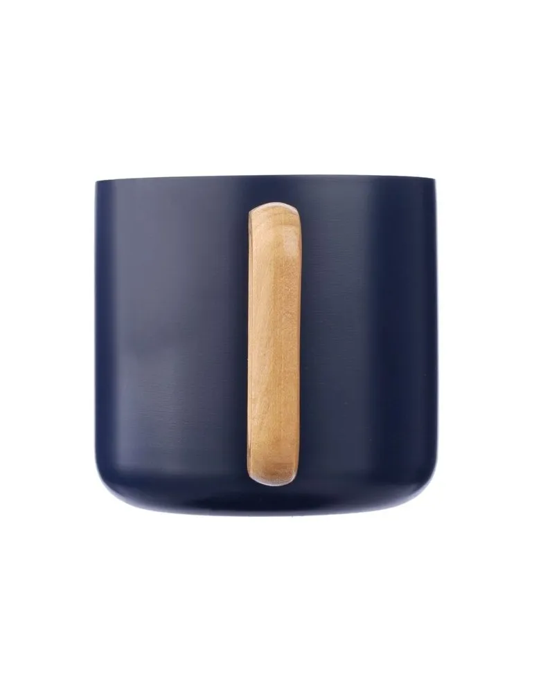 Mug isotherme personnalisé en acier inoxydable recyclé - Dwight Matières : PLA Couleurs : blanc goodies publicitaire durable