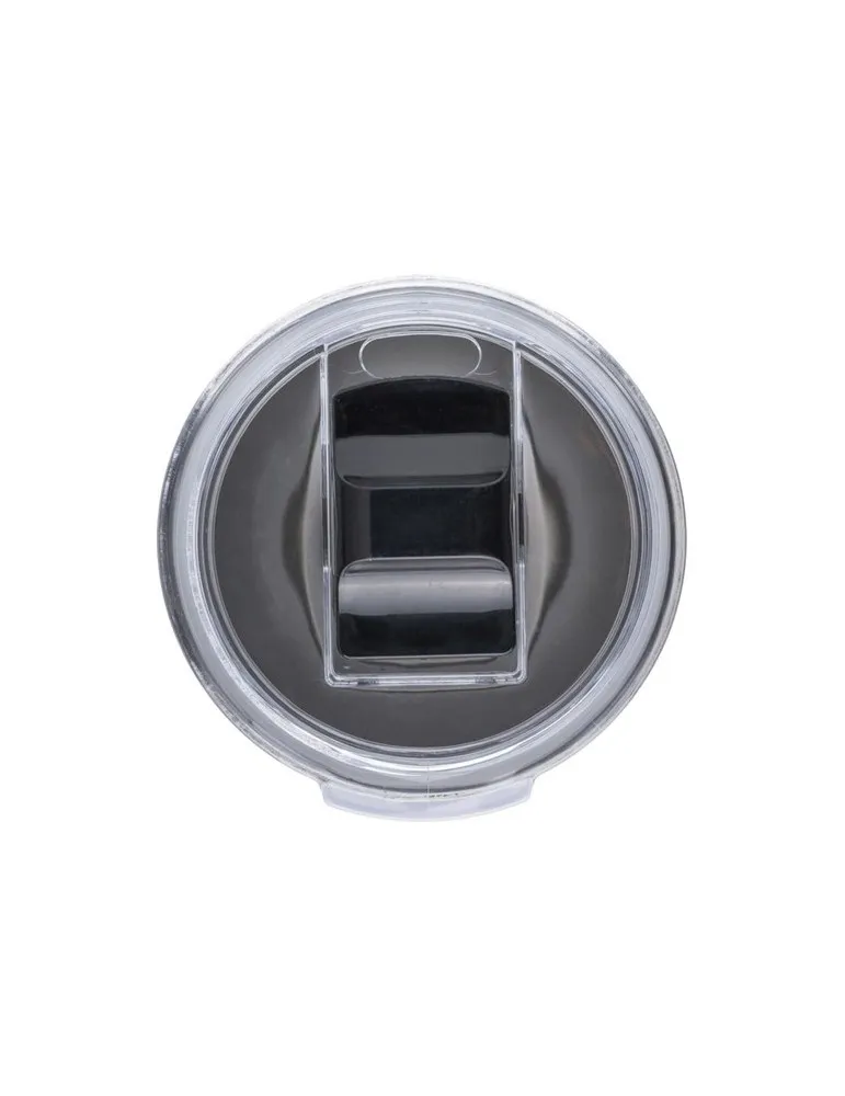 Mug isotherme personnalisé en acier inoxydable recyclé Arnold Couleurs : noir cadeau client original