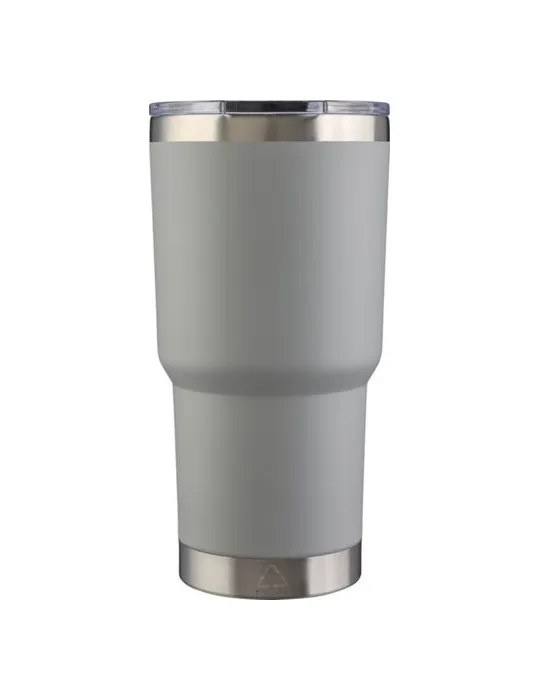 Mug isotherme personnalisé en acier inoxydable recyclé Arnold marquage laser ultra précis