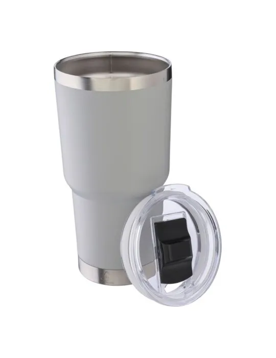 Mug isotherme personnalisé en acier inoxydable recyclé Arnold marquage laser ultra précis