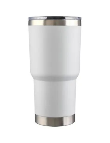 Mug isotherme personnalisé en acier inoxydable recyclé Arnold Couleurs : noir 2