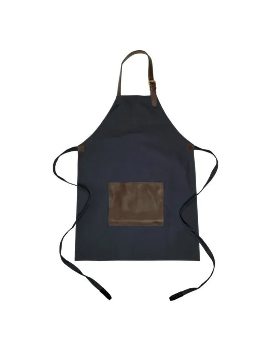 Tablier personnalisé en canvas 450 g/m2 Maria Matières : polyester Couleurs : bleu