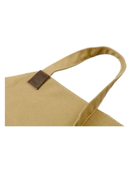 Tablier personnalisé en canvas 450 g/m2 Maria Matières : polyester Couleurs : bleu objet promo petit budget