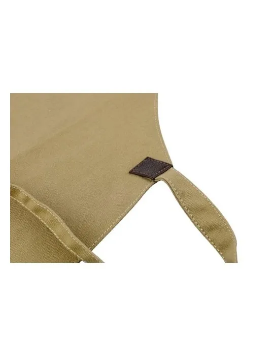 Tablier personnalisé en canvas 450 g/m2 Maria Matières : polyester Couleurs : bleu objet promotionnel éco-responsable