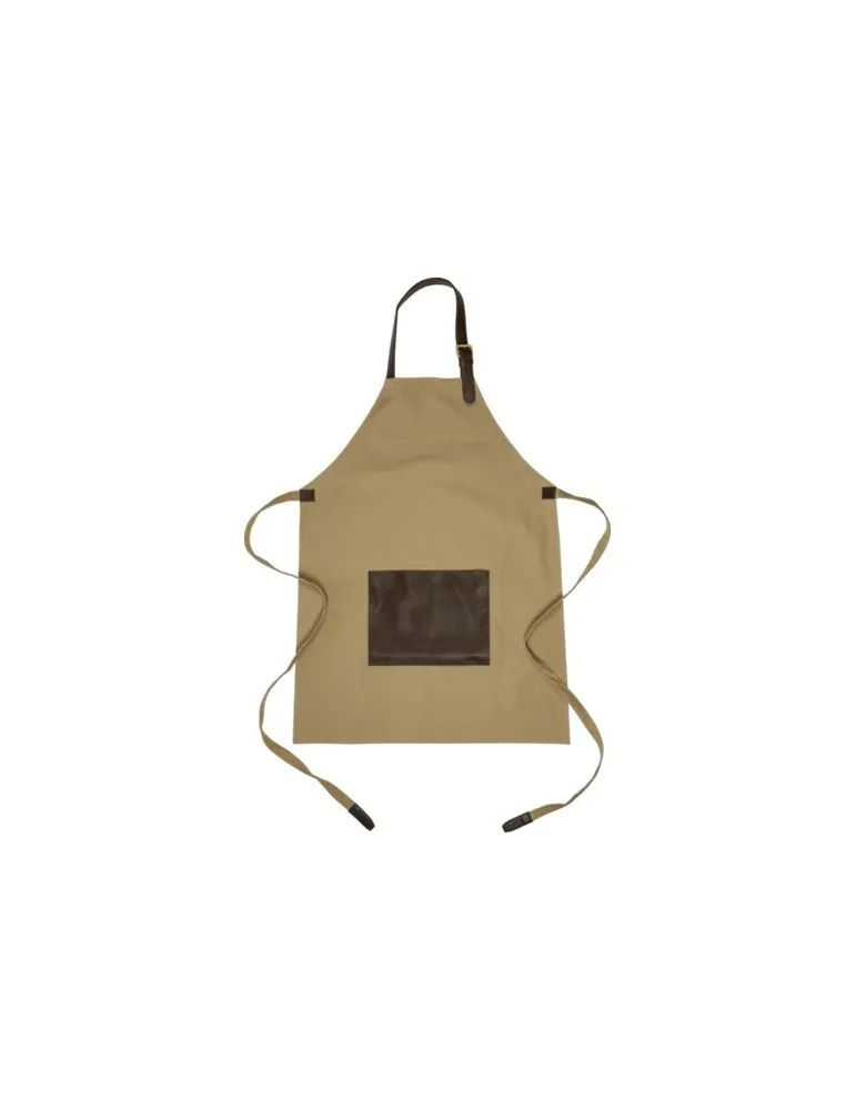 Tablier personnalisé en canvas 450 g/m2 Maria Couleurs : bleu marine Matières : polypropylène (PP) recyclé cadeau entreprise pas