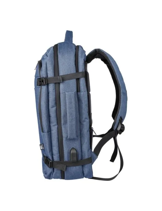 Sac à dos porte-ordinateur de 17'' en polyester rPET 300D Malcolm Personnalisé