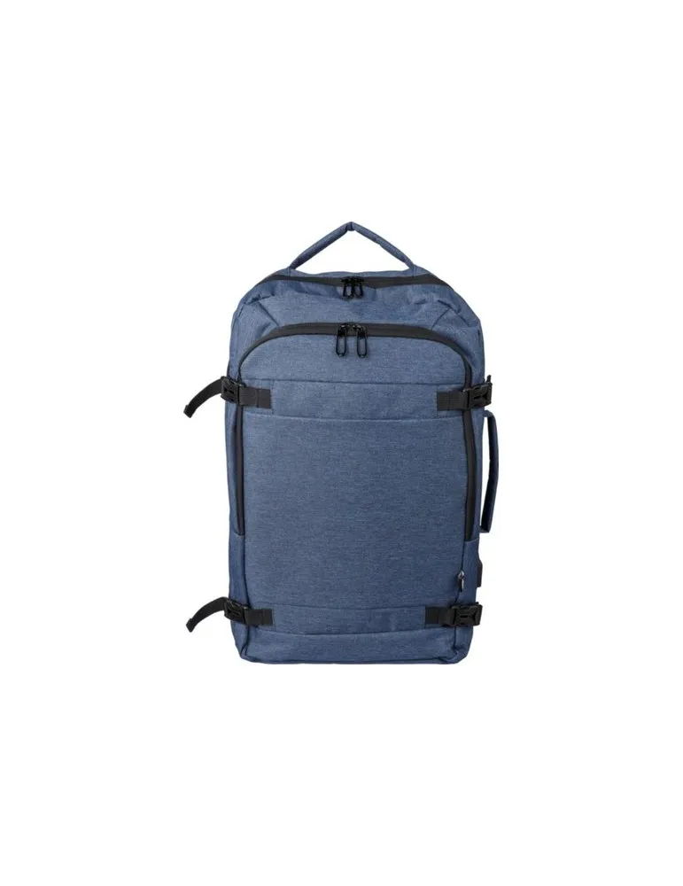 Sac à dos porte-ordinateur de 17'' en polyester rPET 300D Malcolm Personnalisé