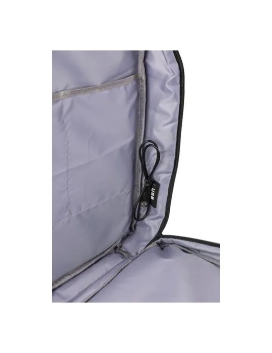 Sac à dos porte-ordinateur de 17'' en polyester rPET 300D Malcolm Personnalisé