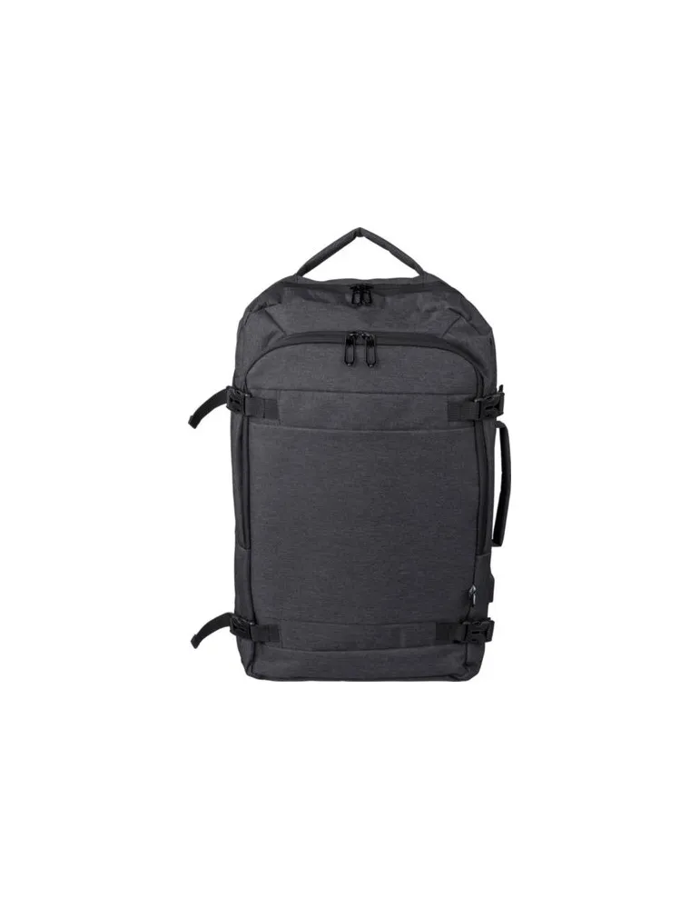 Sac à dos porte-ordinateur de 17'' en polyester rPET 300D Malcolm Personnalisé