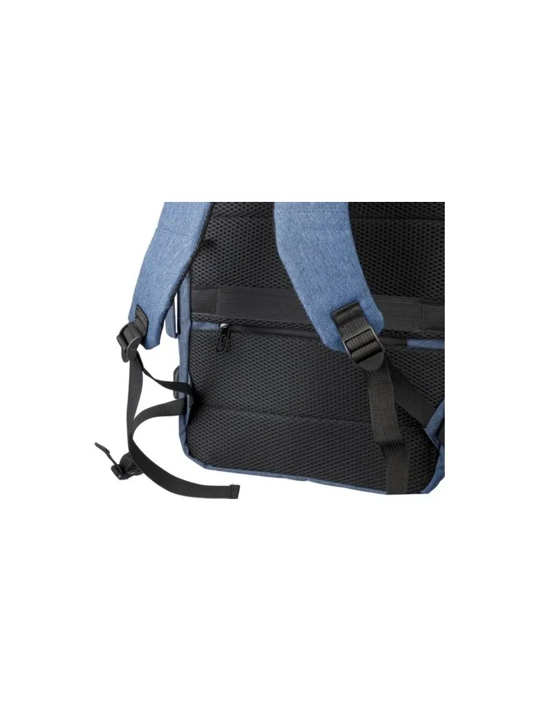 Sac à dos porte-ordinateur de 17'' en polyester rPET 300D Malcolm Personnalisé