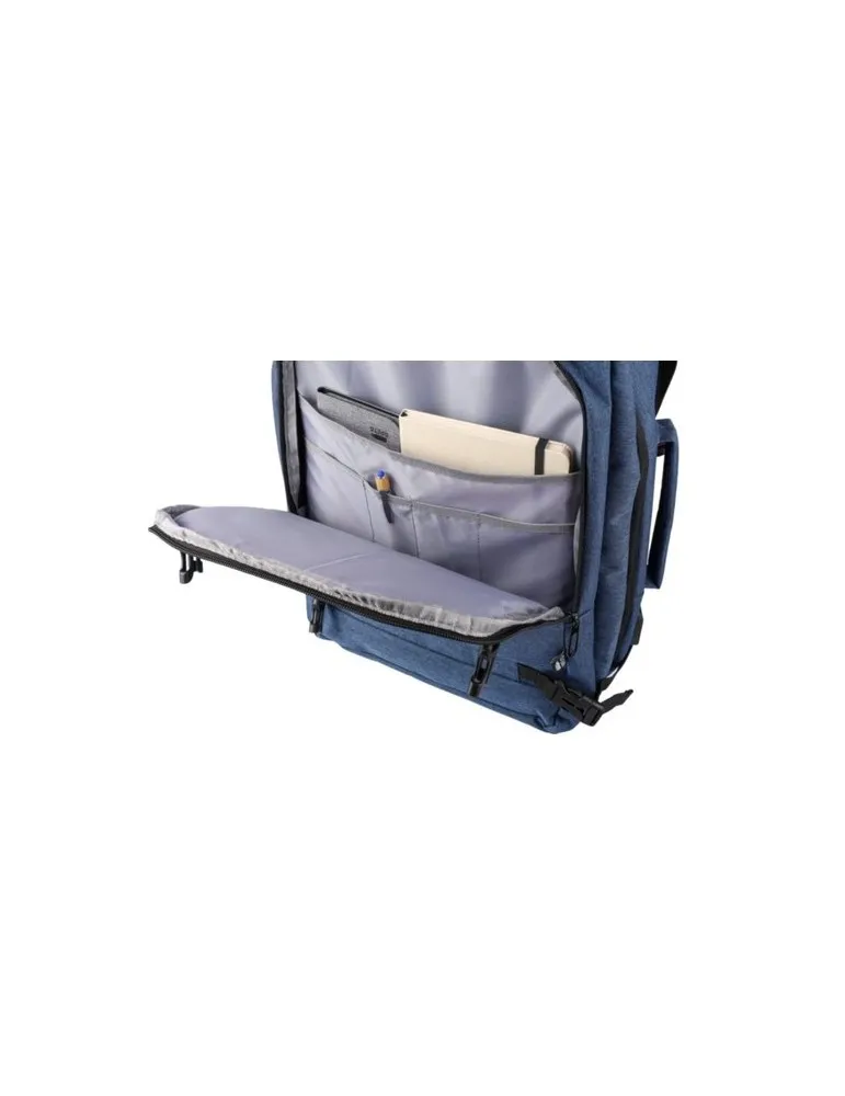 Sac à dos porte-ordinateur de 17'' en polyester rPET 300D Malcolm Personnalisé