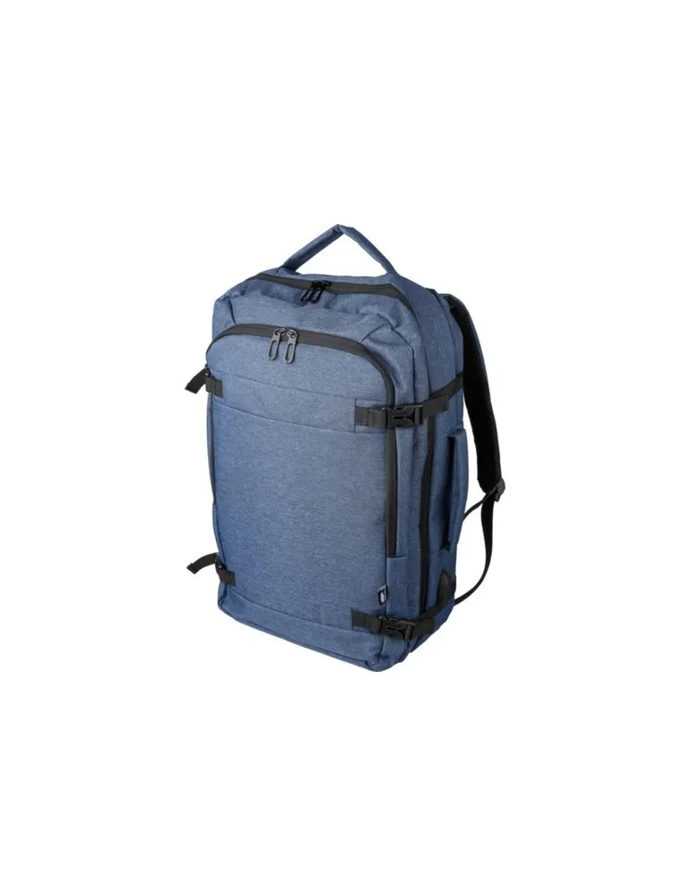 Sac à dos porte-ordinateur de 17'' en polyester rPET 300D Malcolm Personnalisé