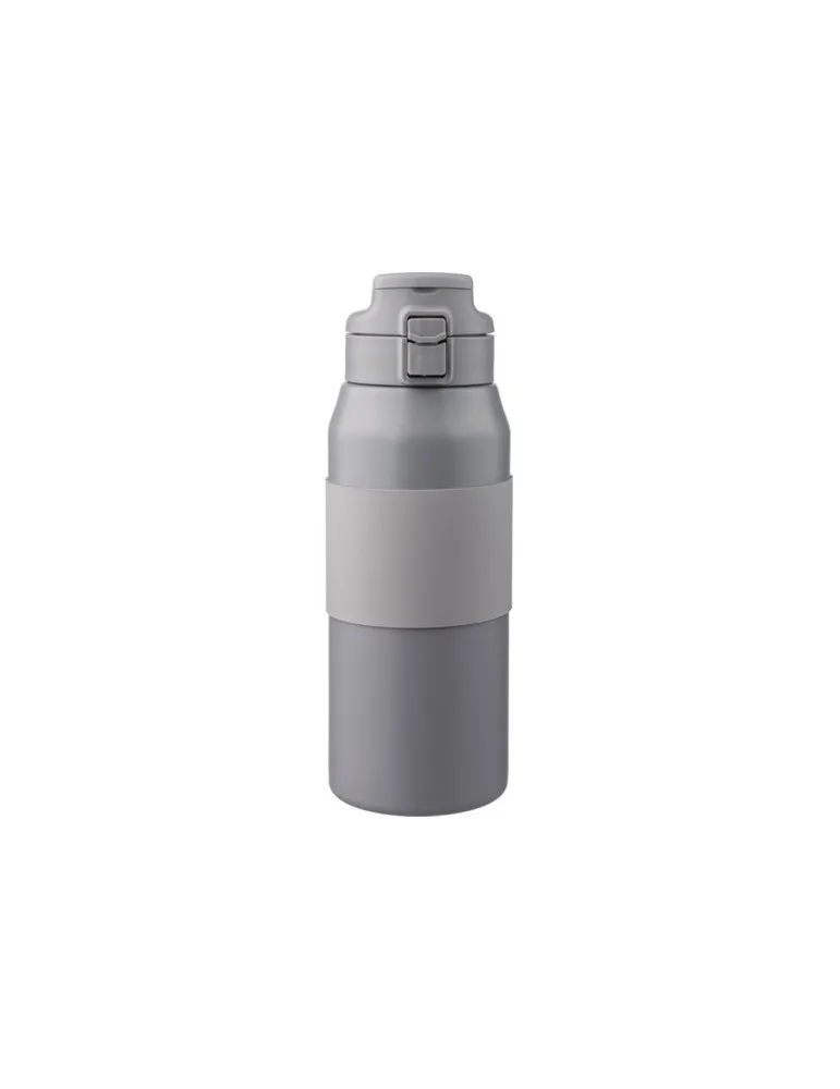 Gourde isotherme personnalisée en acier inoxydable de 800 ml Katie Matières : acier Couleurs : argenté cadeau entreprise pas che