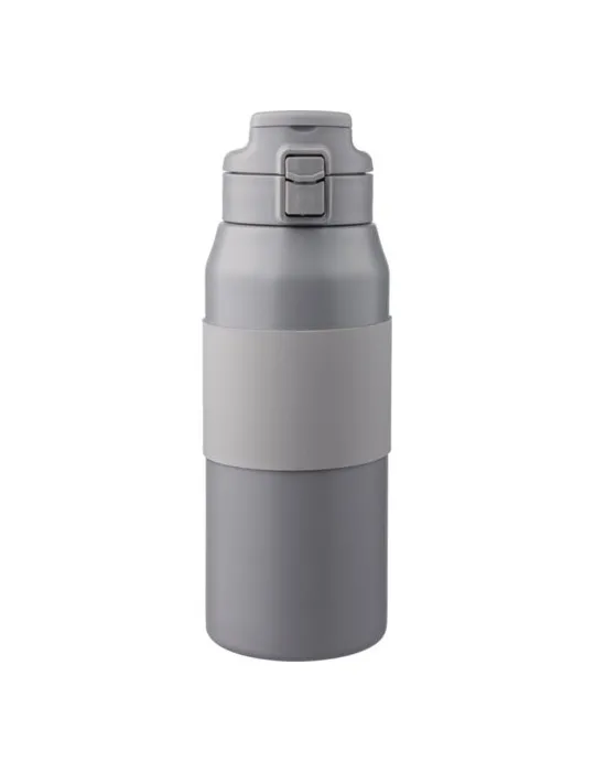 Gourde isotherme personnalisée en acier inoxydable de 800 ml Katie Matières : acier Couleurs : argenté cadeau entreprise pas che