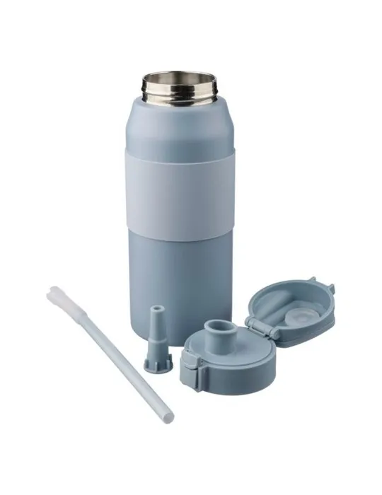 Gourde isotherme personnalisée en acier inoxydable de 800 ml Katie Matières : acier Couleurs : argenté goodies entreprise design