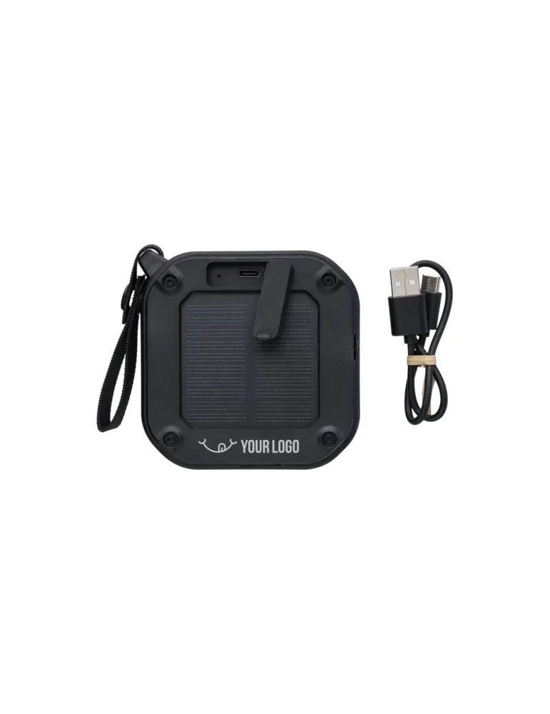 Enceinte sans fil écologique d'extérieur en ABS recyclé - Lois Matières : aluminium Couleurs : argenté livraison express 24h 48h