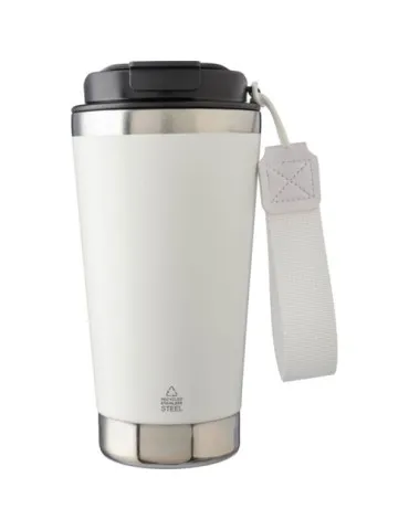 Mug isotherme écologique en acier inoxydable recyclé Kayla Matières : métal Couleurs : noir 2