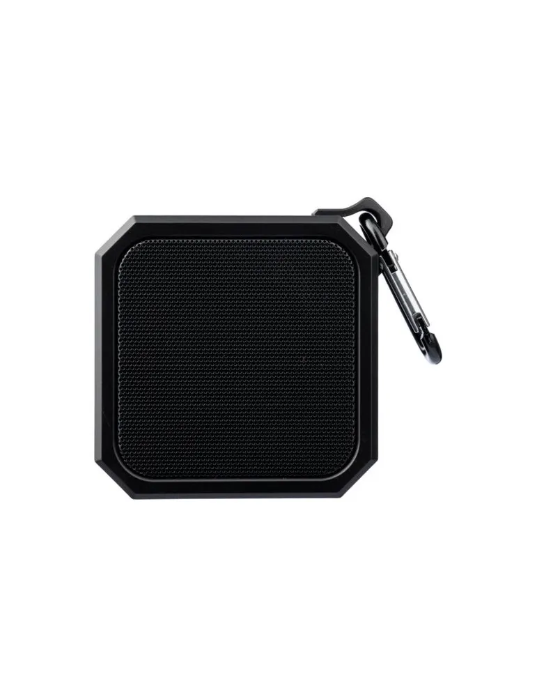 Enceinte sans fil publicitaire en ABS recyclé Lori Matières : non tissé Couleurs : argenté