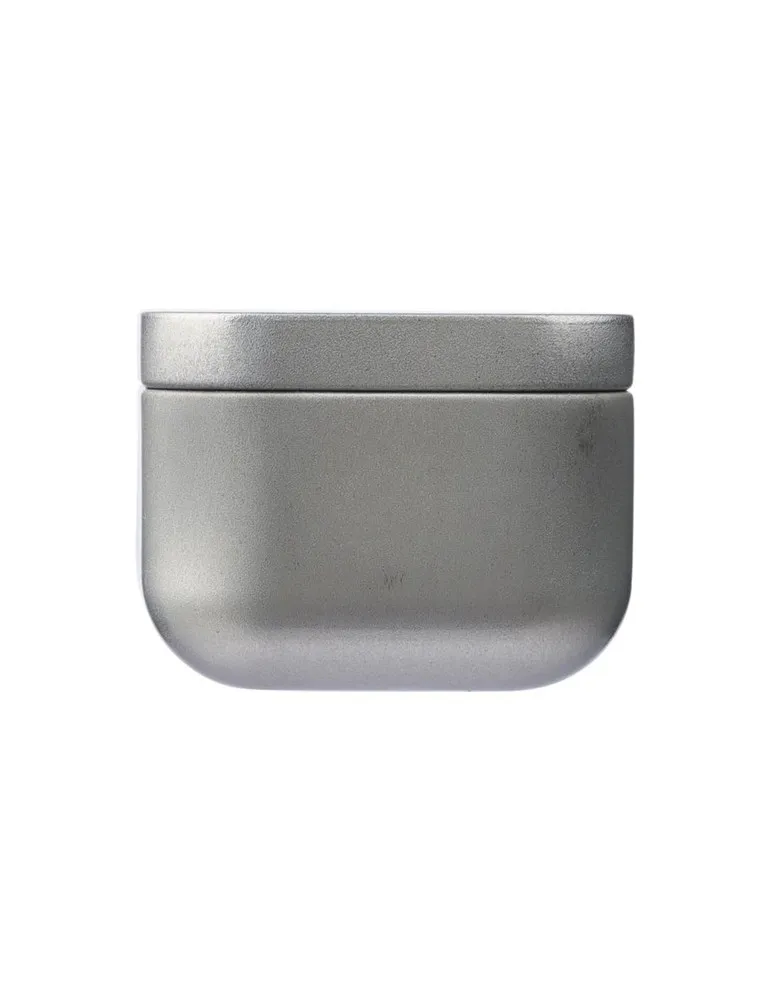 Bougie publicitaire parfumée Laurie Matières : cuir recyclé Couleurs : noir personnalisation rapide en France