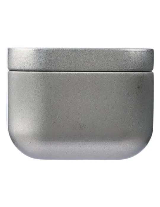 Bougie publicitaire parfumée Laurie Matières : coton Couleurs : gris clair impression haute définition