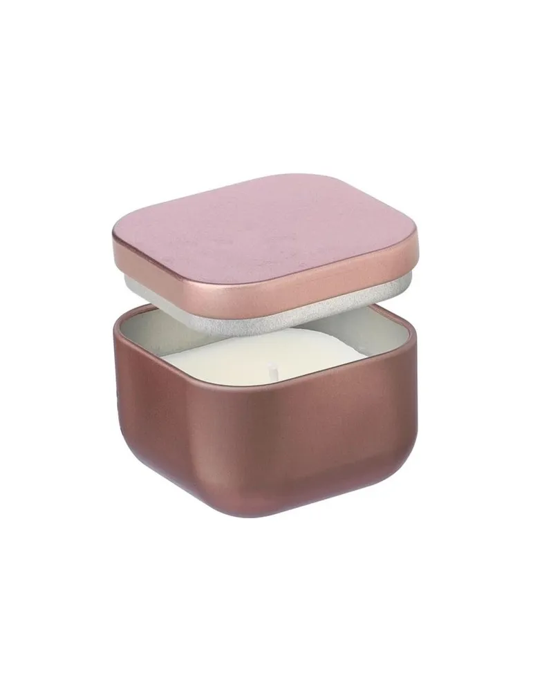 Bougie publicitaire parfumée Laurie Matières : coton Couleurs : blanc objet promo petit budget