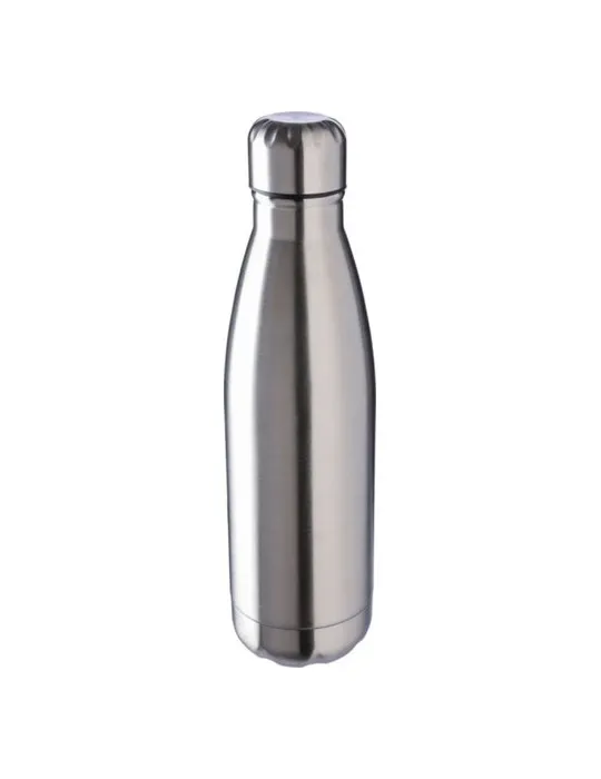 Gourde écologique en acier inoxydable recyclé de 650 ml personnalisée Cliff Matières : aluminium recyclé&nbsp; Couleurs : gris marqua