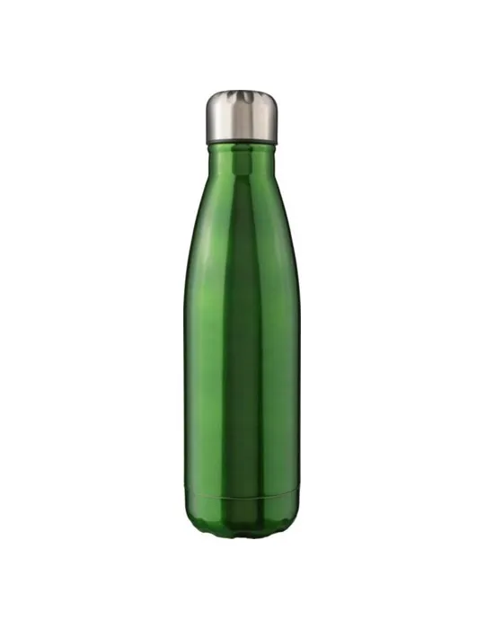 Gourde écologique en acier inoxydable recyclé de 650 ml personnalisée Cliff Matières : aluminium recyclé&nbsp; Couleurs : argenté liv